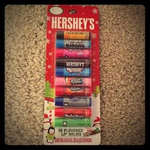 Brand new, never opened 10 flavored lip balms
